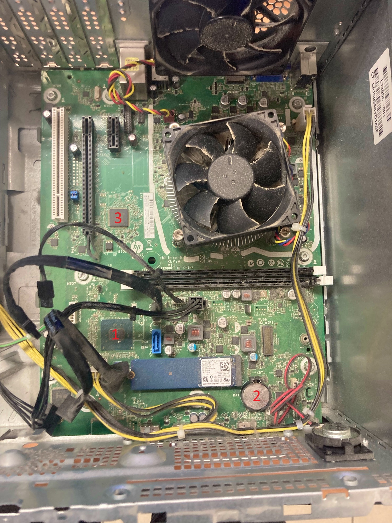 Carte mère en détail